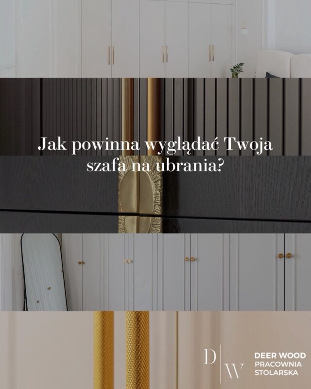 Jak powinna wyglądać Twoja szafa na ubrania? 👗👔
Zobacz nasze pięć propozycji i napisz w komentarzu numer, który wpadł Ci w oko 💬
__________
#deerwood #szafa #ubrania #meblenawymiar #garderoba