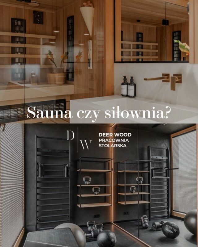 SAUNA czy SIŁOWNIA?
Gdybyś mógł/mogła wybrać tylko jedno udogodnienie w swoim domu… co by to było?👉🏻 Domowa sauna - prywatna strefa relaksu, wyciszenia i regeneracji. Miejsce, gdzie po intensywnym dniu zwalniasz tempo i tworzysz własny rytuał wellness.👉🏻 Domowa siłownia - przestrzeń, która motywuje do ruchu, buduje zdrowe nawyki i pozwala zadbać o formę bez wychodzenia z domu.Minimalistyczny luksus czy codzienna dawka energii? 💬
__________
#deerwood #saunadesign #domowasiłownia #wnetrzarskieinspiracje #meblenawymiar